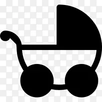 保姆儿童婴儿电脑图标婴儿运输-婴儿车