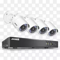 无线安全摄像机闭路电视数字录像机网络录像机1080 p-cctv摄像机dvr工具包