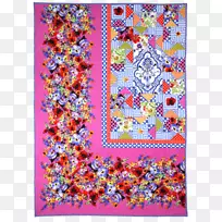 纺织粉红m条创意艺术-棉布设计