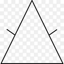 绘制等腰三角形剪贴画.三角形