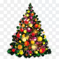 圣诞树，圣诞装饰，皇家圣诞信息，圣诞老人-圣诞树