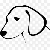 达尔马提亚犬拳击手小狗剪贴画.轮廓