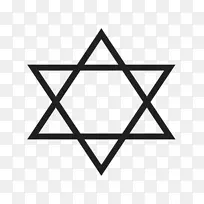 “大卫之星”、“艺术文化之星”、“犹太教之星”-傍晚霍绍背景