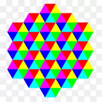 板状彭罗斯三角形六角形瓦形