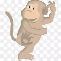 舞蹈猴子动画剪辑艺术-猴子