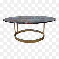 咖啡桌椭圆形古董桌