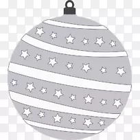 圣诞装饰品圣诞夜圣诞树-球形卡通细菌