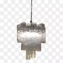 吊灯天花板灯具-简单的创意彩色玻璃吊灯咖啡吧