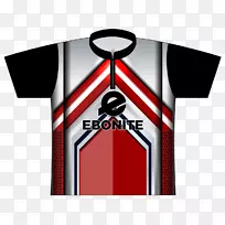 泽西岛T恤袖ebonite国际公司-腰带