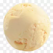 冰淇淋锥，食物勺，冰淇淋-四球冰淇淋