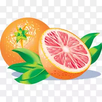 葡萄柚汁剪辑艺术-葡萄柚