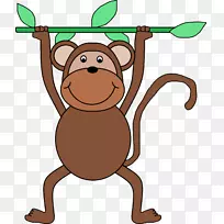 猴子博客剪贴画-猴子