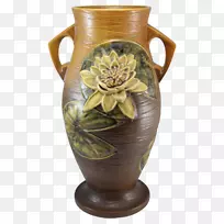 水百合花瓶罐陶瓷罗斯维尔陶器花瓶