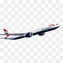 汉莎航空公司飞行飞机英国航空公司-飞机