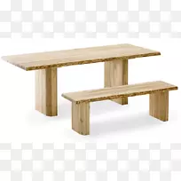 餐桌家具餐厅长椅三条腿桌