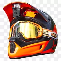 自行车头盔摩托车头盔面罩GoPro照相机-自行车头盔