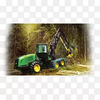 约翰迪尔收割机，拖拉机，机器，林业，收割机