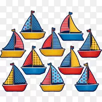帆船布告牌剪贴画-家庭学校