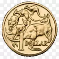 澳大利亚皇家铸币，一元硬币，澳元，两元硬币