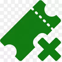 电脑图标票证图标设计-撕裂