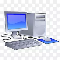 电脑键盘电脑监控剪贴画电脑