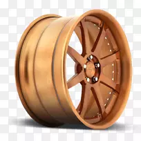合金车轮轮辋铜青铜化载体