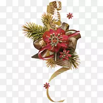 花卉设计切花花束圣诞装饰品-鲜花