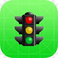 交通信号灯交通标志剪辑艺术-交通堵塞