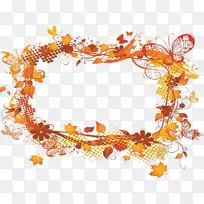 相框秋季桌面壁纸夹艺术-秋季