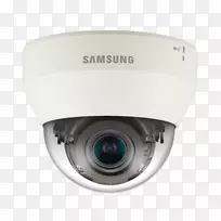高效率视频编码ip摄像机三星Techwin america qnd-7080r 4mp室内穹顶网络摄像机闭路电视