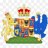 英国皇家兵器、英国王后、斯图亚特宫-人的皇家军徽