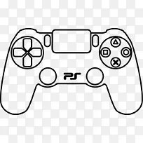 PlayStation 4 PlayStation 3 xbox 360控制器游戏控制器绘图-PlayStation