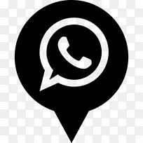 社交媒体WhatsApp计算机图标-社交媒体
