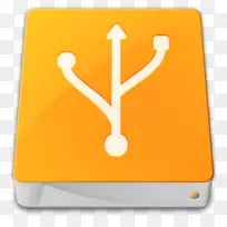 电脑图标硬盘MacOS usb闪存驱动器-usb