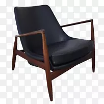 Eames躺椅，长沙发起居室-屋檐