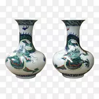 花瓶陶瓷青花陶器瓷花瓶