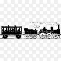 铁路运输蒸汽机车夹紧艺术列车