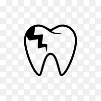 蛀牙牙科人类牙齿计算机图标