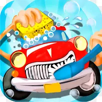 洗我的车给孩子们惊人的汽车创造者孩子们游戏公主打扮女孩游戏救护车洗车
