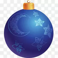 圣诞装饰品中秋节灯笼蓝色手提包典雅蓝色