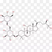 葡萄糖苷abc 13巴黎多叶水杨素结构-植物化物