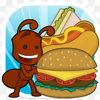 火蚁汉堡快餐应用商店-美味汉堡狂热游戏应用程序