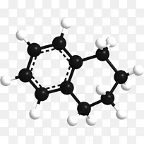 5-羟色胺-n，n-二甲基色胺分子球粘模型结构-键