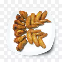炸薯条土豆楔形素食料理鱼指食烤鸡翅