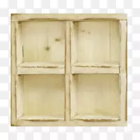 搁板橱柜木材染色长方形橱柜