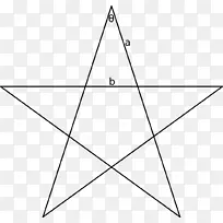 五角金三角形五点星夹艺术三角风筝