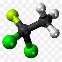 氯氟烃，1，1-二氯-1-氟乙烷制冷剂卤代烷氟氯烃-油分子