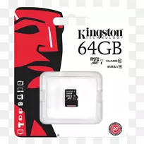 金斯敦微sdhc 16 gb存储卡安全数字闪存卡计算机数据存储.存储卡