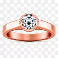 钻石订婚戒指纸牌-纸牌戒指