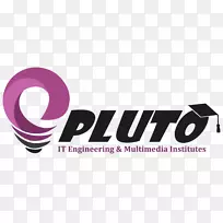Pluto媒体集团图形设计公司徽标数字媒体数字代理